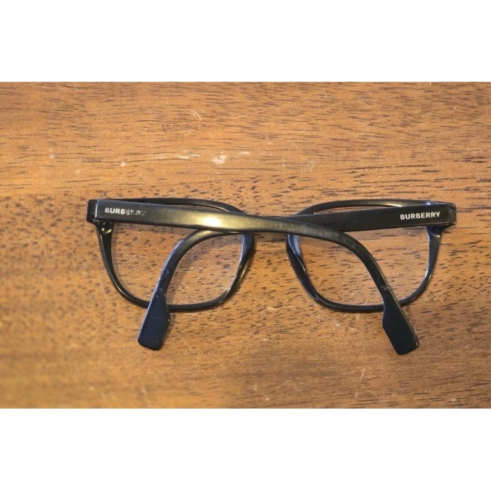 Burberry BE2119 3001 Black Plastic Square Full Rim Eyeglasses Frame 54-17 - Picture 3 of 7